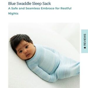 Blue Striped Kids Pajamas Sleep Sack